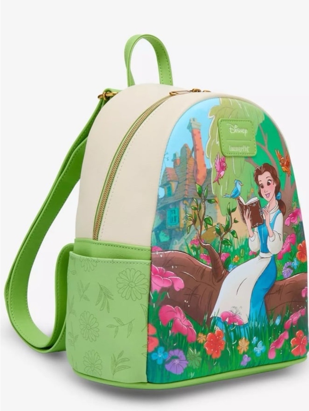 Loungefly Disney NWT Beauty & The Beast Bell Reading Mini Backpack - Picture 6 of 6
